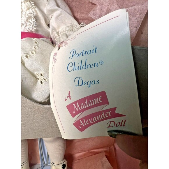 Madame Alexander Doll Degas Girl #1575 Portrait Children Series 14” Tall KSA - Picture 10 of 10